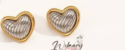 Aretes de corazón