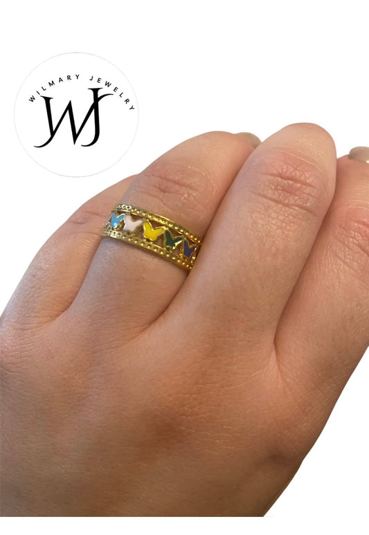 Butterfly ring color