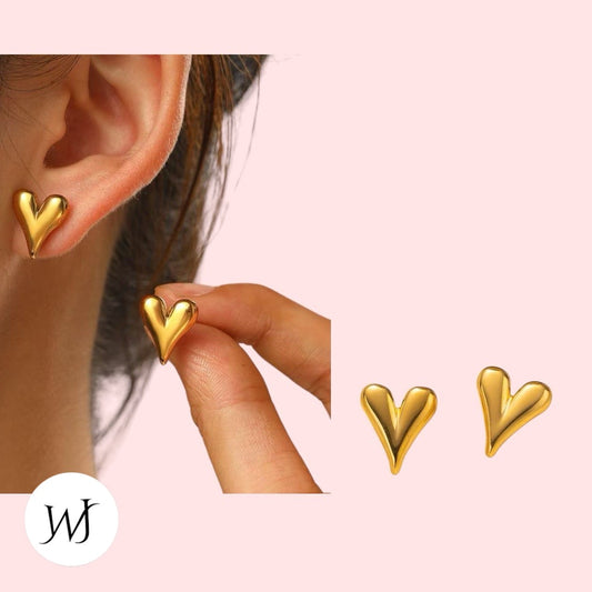 Aretes de corazón